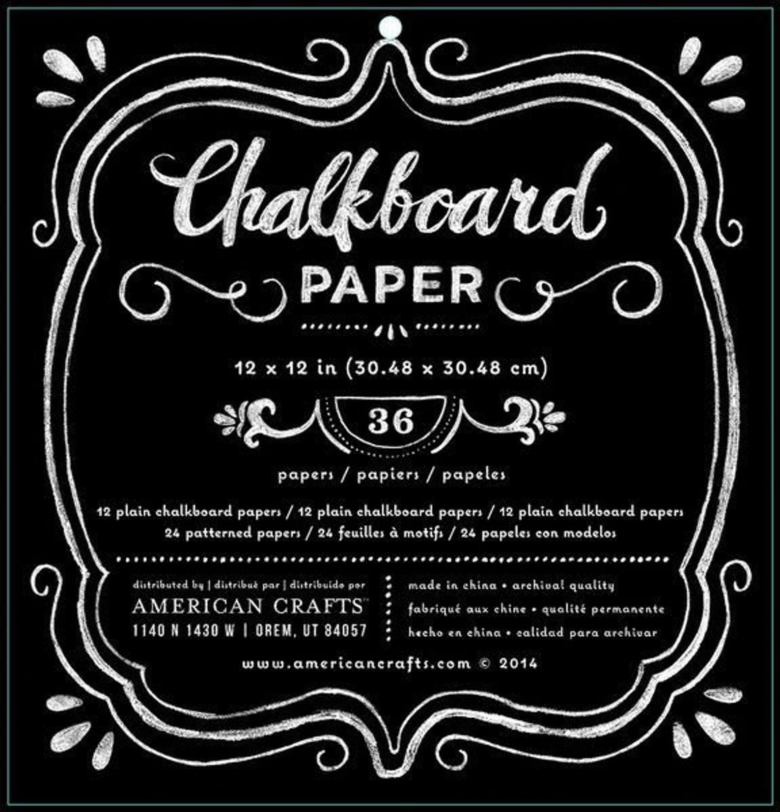 Chalkboard Paper - DIY Shop 12 x 12