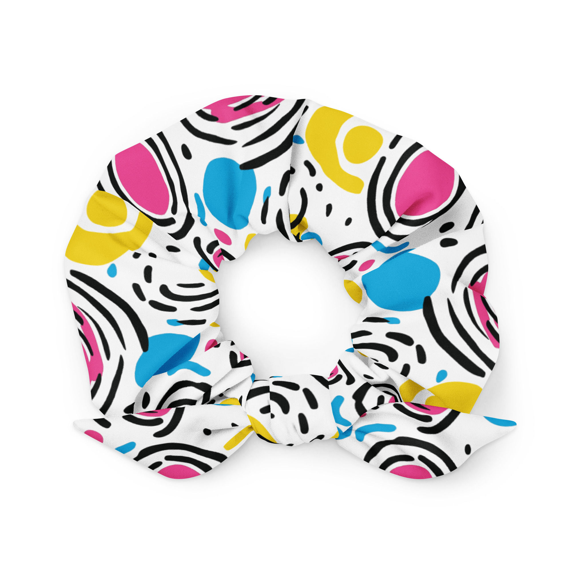 Color Pop Vibes - Recycled Scrunchie