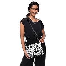 Doodle Noir - Crossbody bag