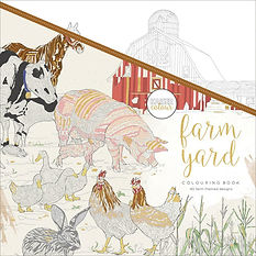 Farm Yard Adult Coloring Book