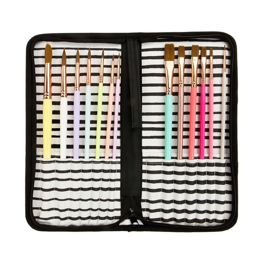 Watercolor Brush Bag