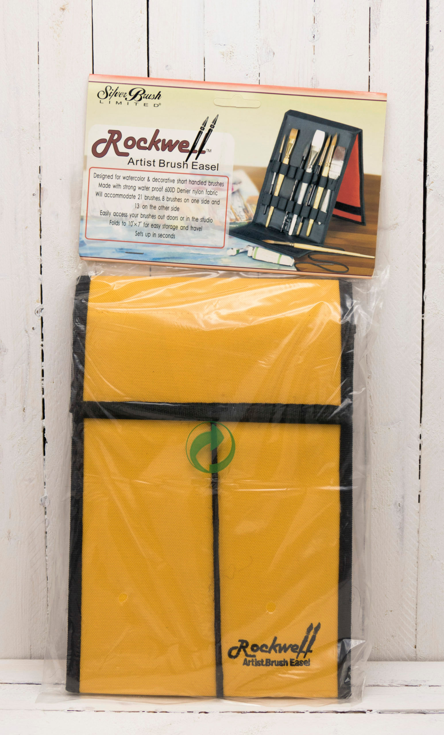 Rockwell Brush Easel small- golden yellow