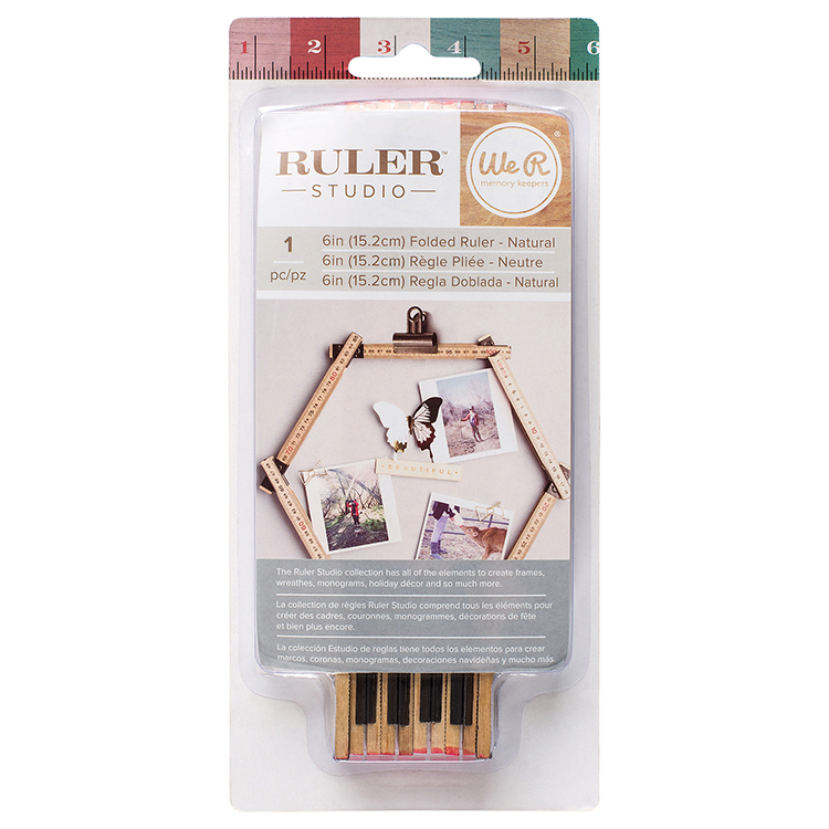 Folded Rulers - Natural 6in