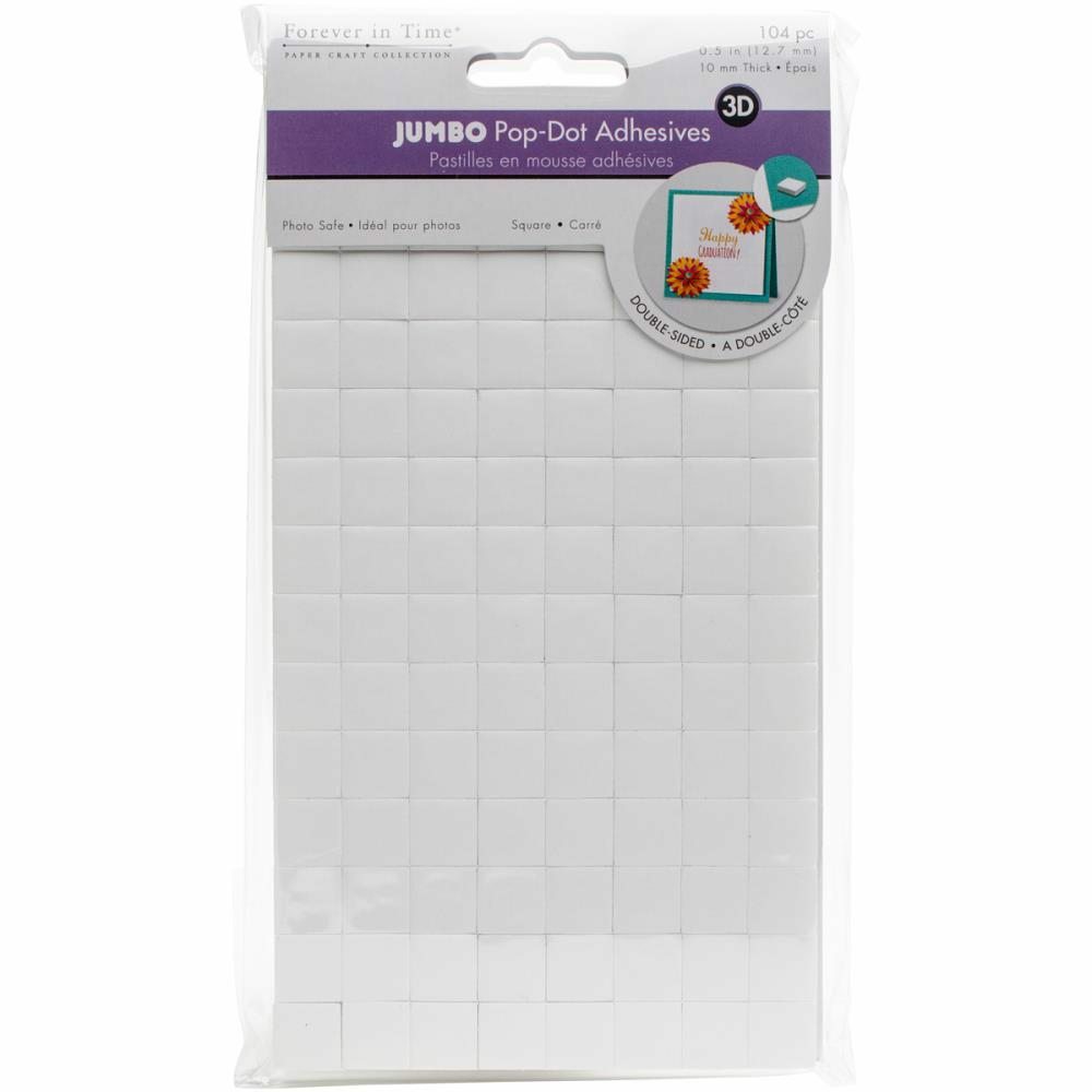 Jumbo Pop-Dot Adhesives 3D .5 Inch