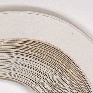 Craft Harbor Bright White Quilling Strips 5/8" 50 Pieces