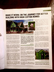 Fine Home Building Magazine interview with Will King, licensed home builder Florence, AL