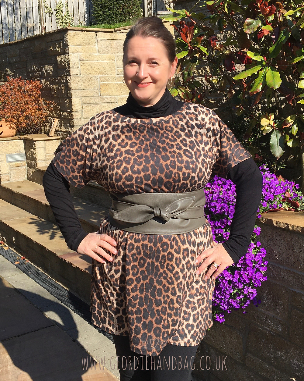 Tie Me Up Belt with Dolman Dress Pdf Pattern by George + Ginger Patterns