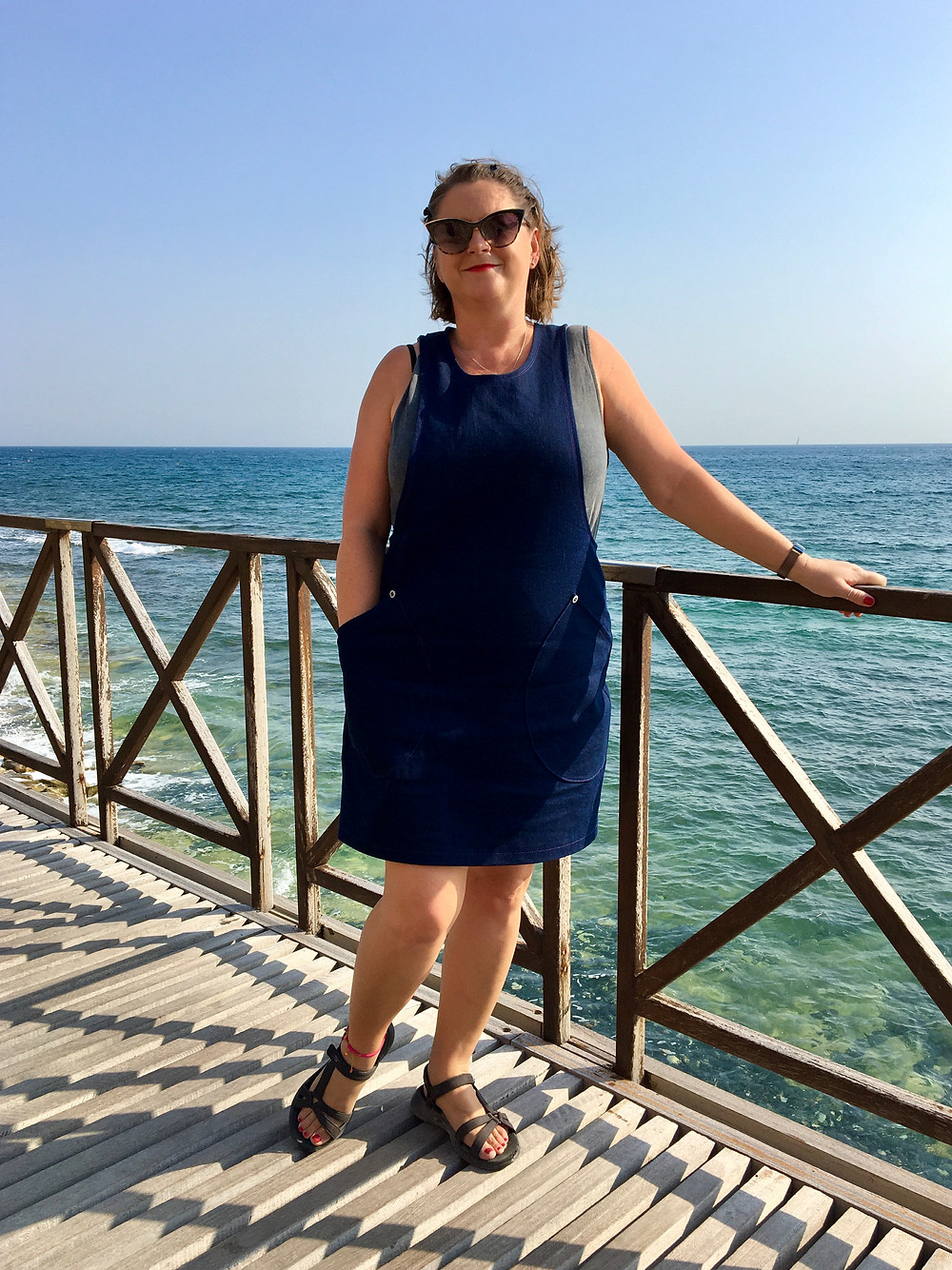 The York Pinafore Dress by Helens Closet