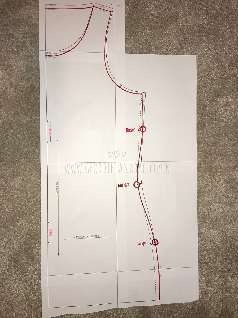 Anniversary Top Pdf Pattern Review Grading