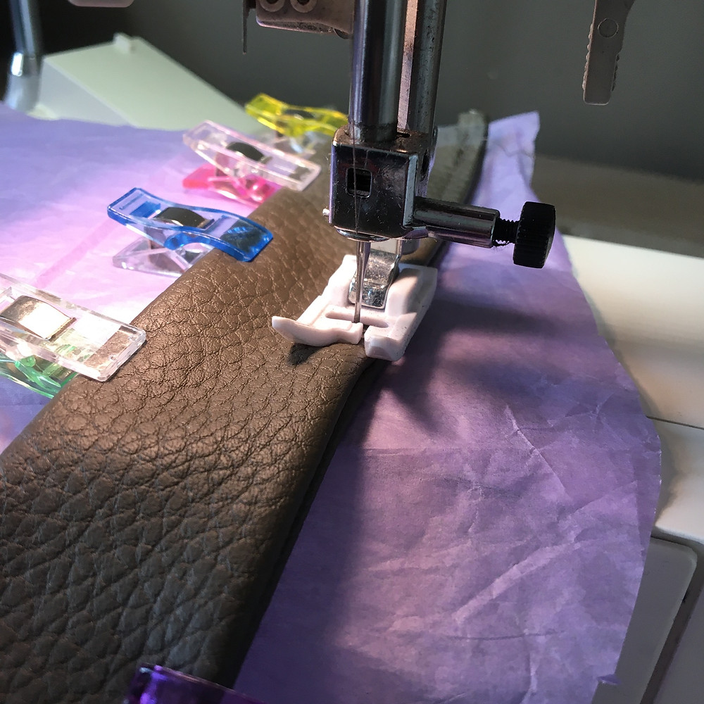 How to Sew Faux Leather