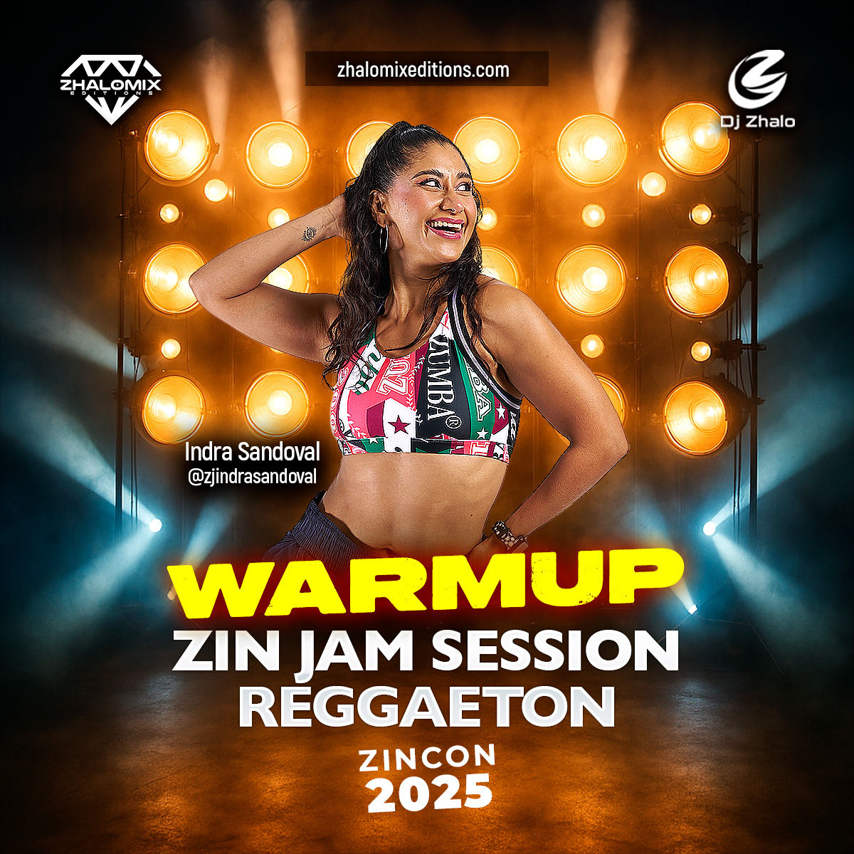 Zin Jam Session Reggaeton 2025 Warmup - Indra Sandoval