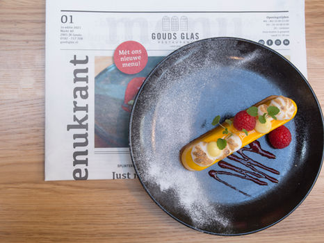 Restaurant Gouds Glas menukrant