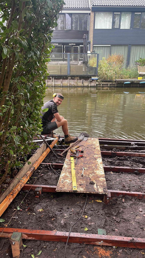 Cumaru hardhouten vlonder