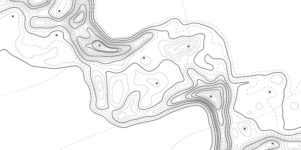 Contour of a map