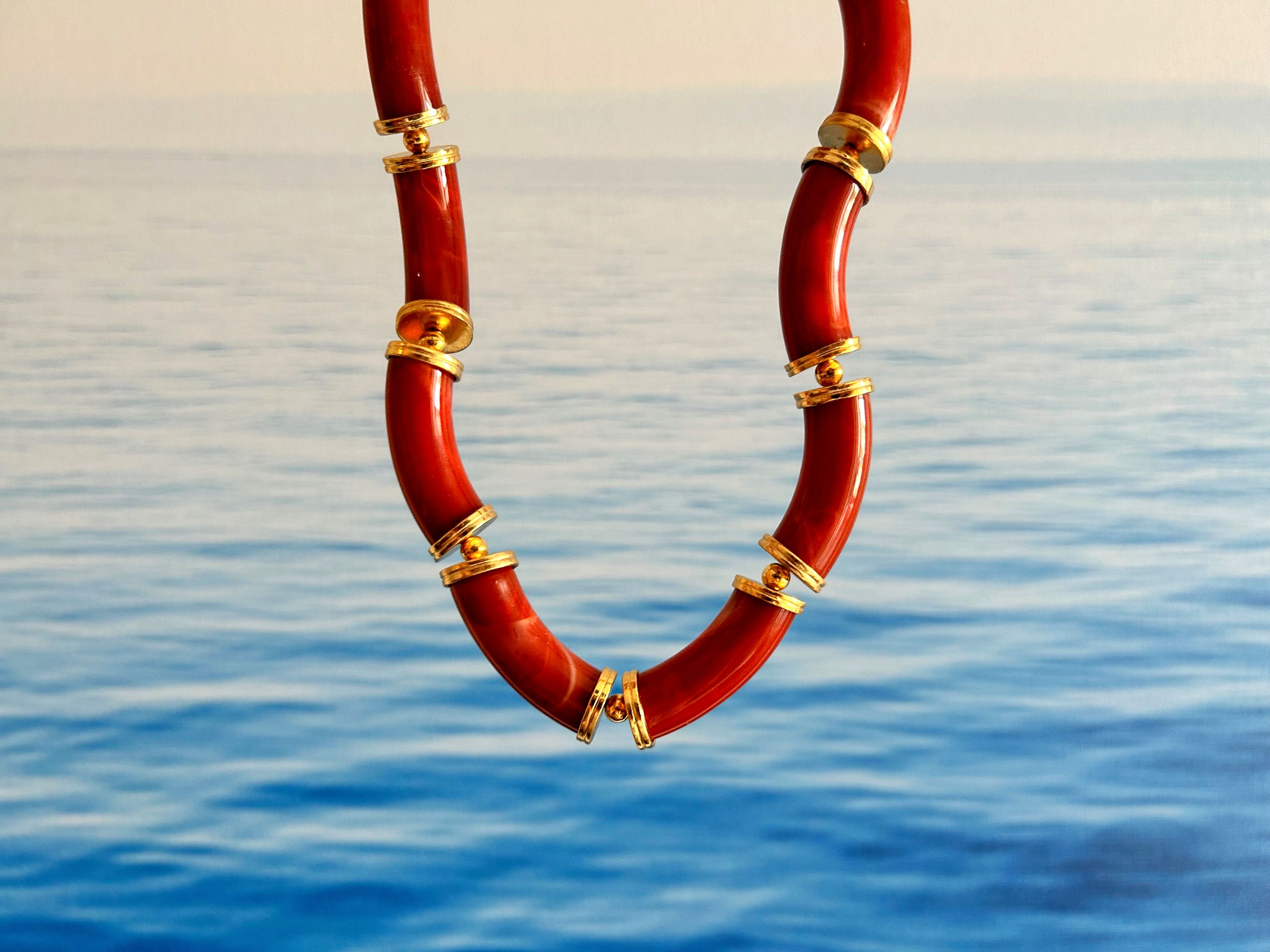 Colar Elba - Terracota