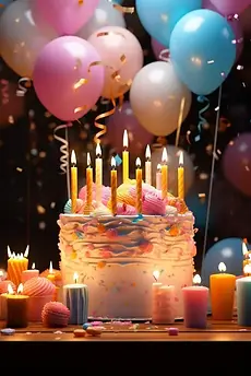 celebrate-child-s-birthday-card-showcasing-balloons-cake-candles-gifts-celebrate-child-s-b