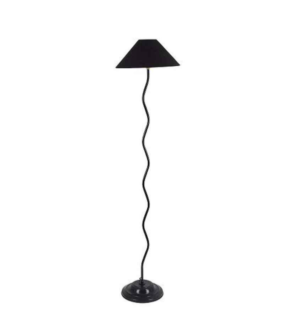 Tucasa Floor Lamp with Black Shade, LG-607, Weight 1100 g