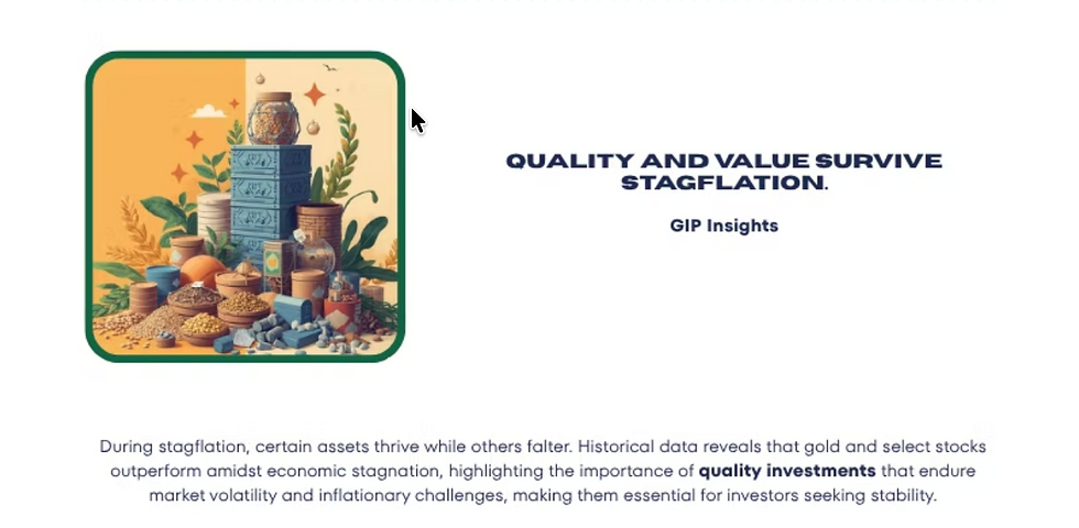 Best Investments During Stagflation: What the Data Says for UK Investors