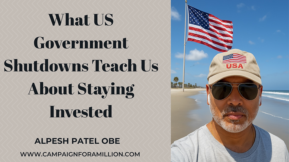 What US Government Shutdowns Teach Us About Staying Invested