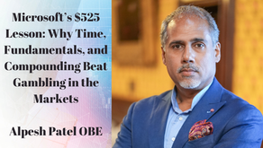 Microsoft’s $525 Lesson: Why Time, Fundamentals, and Compounding Beat Gambling in the Markets