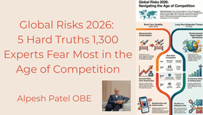 Global Risks 2026: 5 Hard Truths 1,300 Experts Fear Most in the Age of Competition
