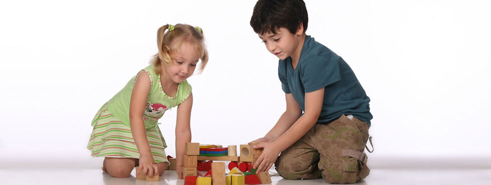 Playing, sharing, social skills