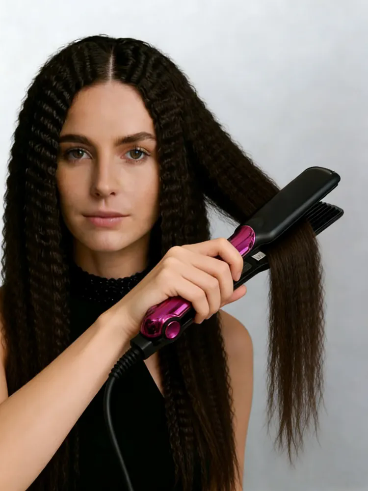 Thumbnail: 2020 Sale New Modelador De Cachos Electric Hair Comb Straight Clamps Ceramic Str