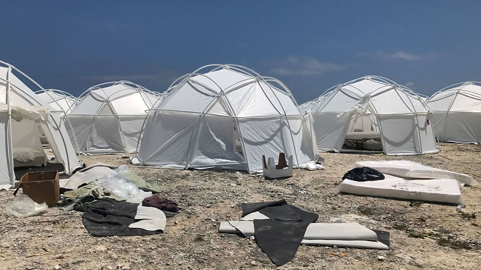 fyre festival facia fiyasko lansman çadır