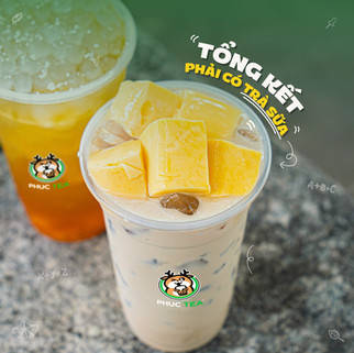 Đồ uống Phúc Tea menu đa dạng phù hợp tiệc nhóm