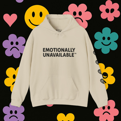 送料関税込み■EMOTIONALLY UNAVAILABLE■Mental Health Hoodie Amazon.com: Emotionally unavailable Pullover Hoodie