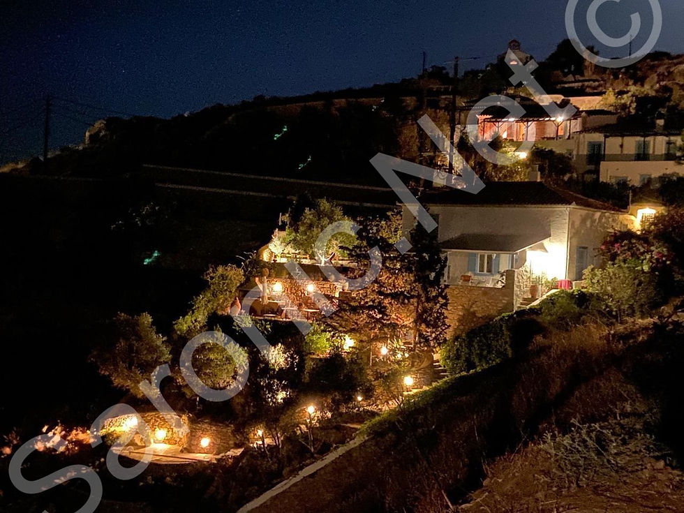 sea front, 3 bedroom house for sale on hydra island greece