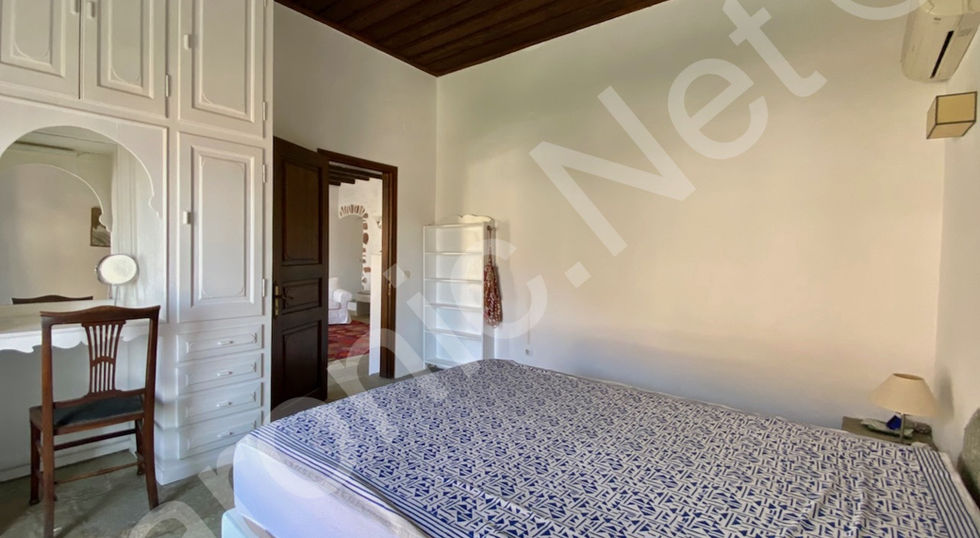 well maintained, stone built, 3 bedroom hydra house for sale with a stunning view of hydra town and harbour