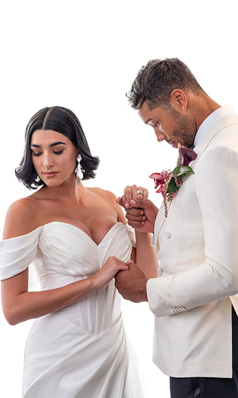 Hudson Valley wedding photographer capturing elegant fine art wedding portraits