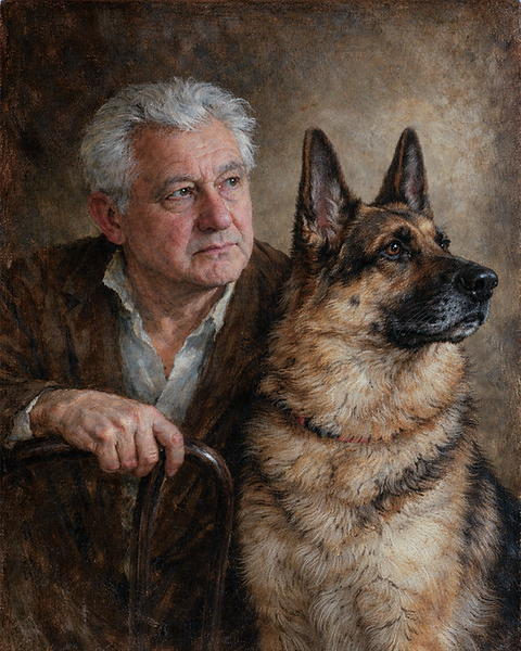 Self Portrait with the Dog Original.png