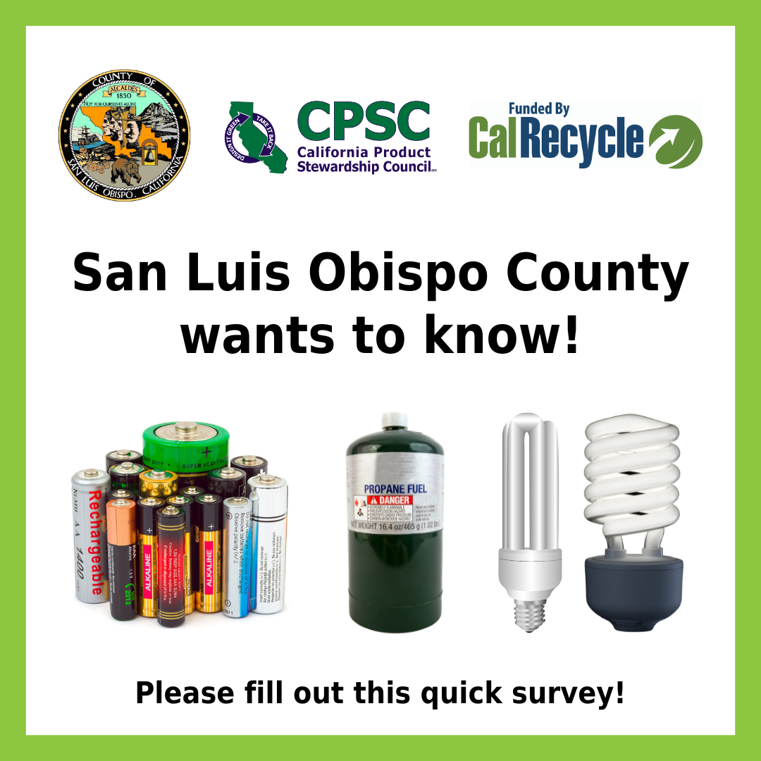 San Luis Obispo County Residents General Household Hazardous Waste Survey