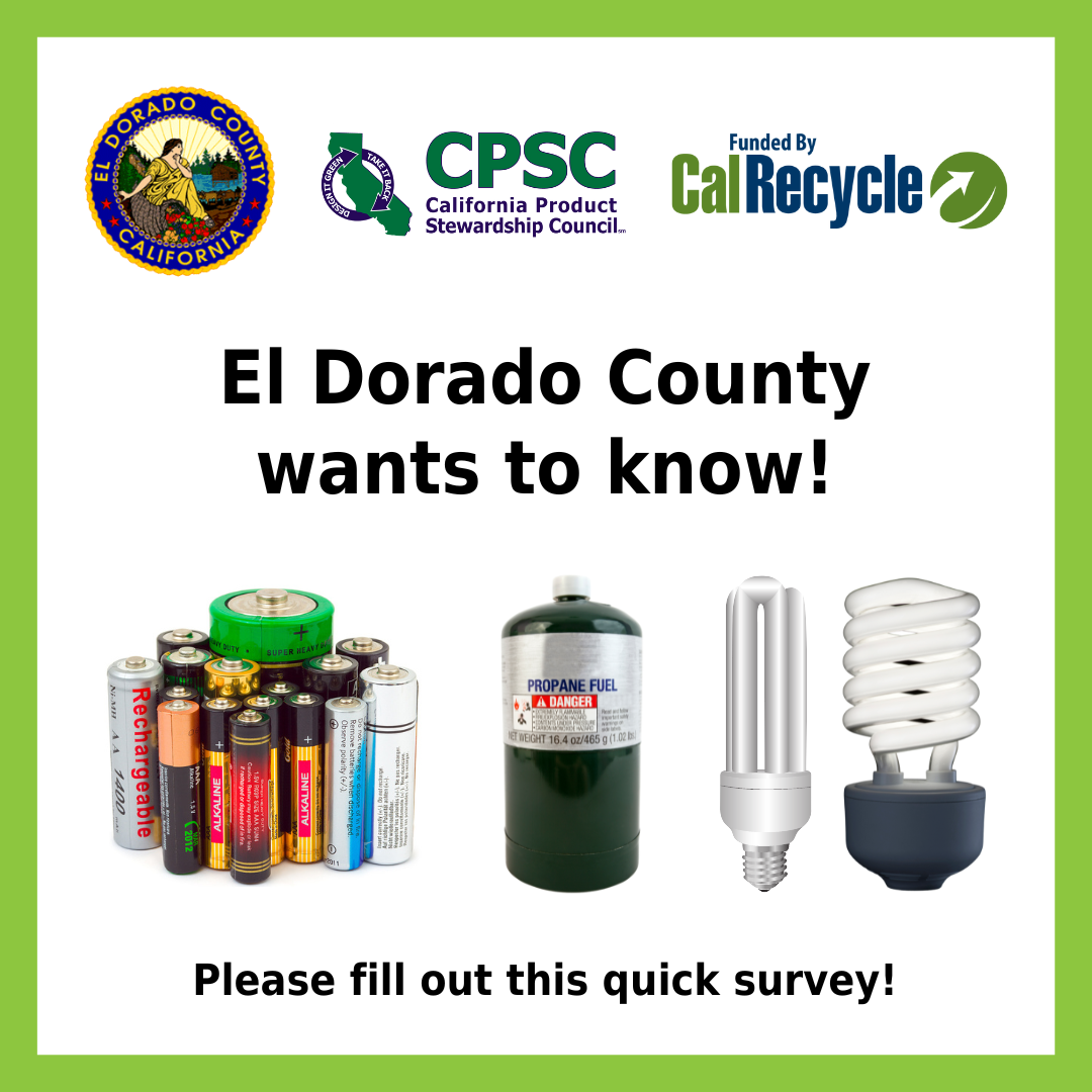 El Dorado County Residents General Household Hazardous Waste Survey