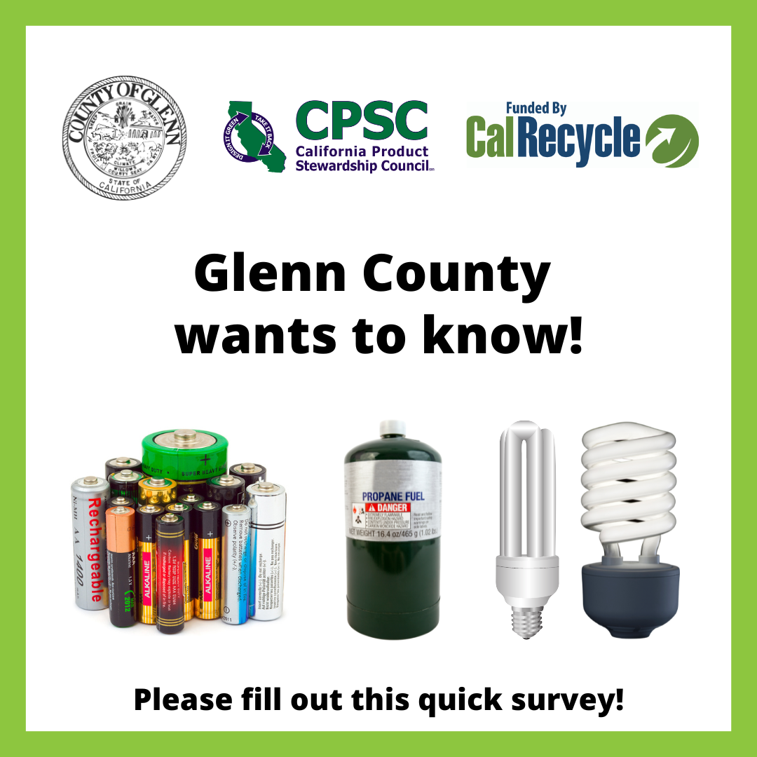 Glenn County Residents General Household Hazardous Waste Survey