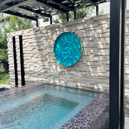KX2 Art work in private collection, Houston, TX,  Ruth Avra and Dana Kleinman