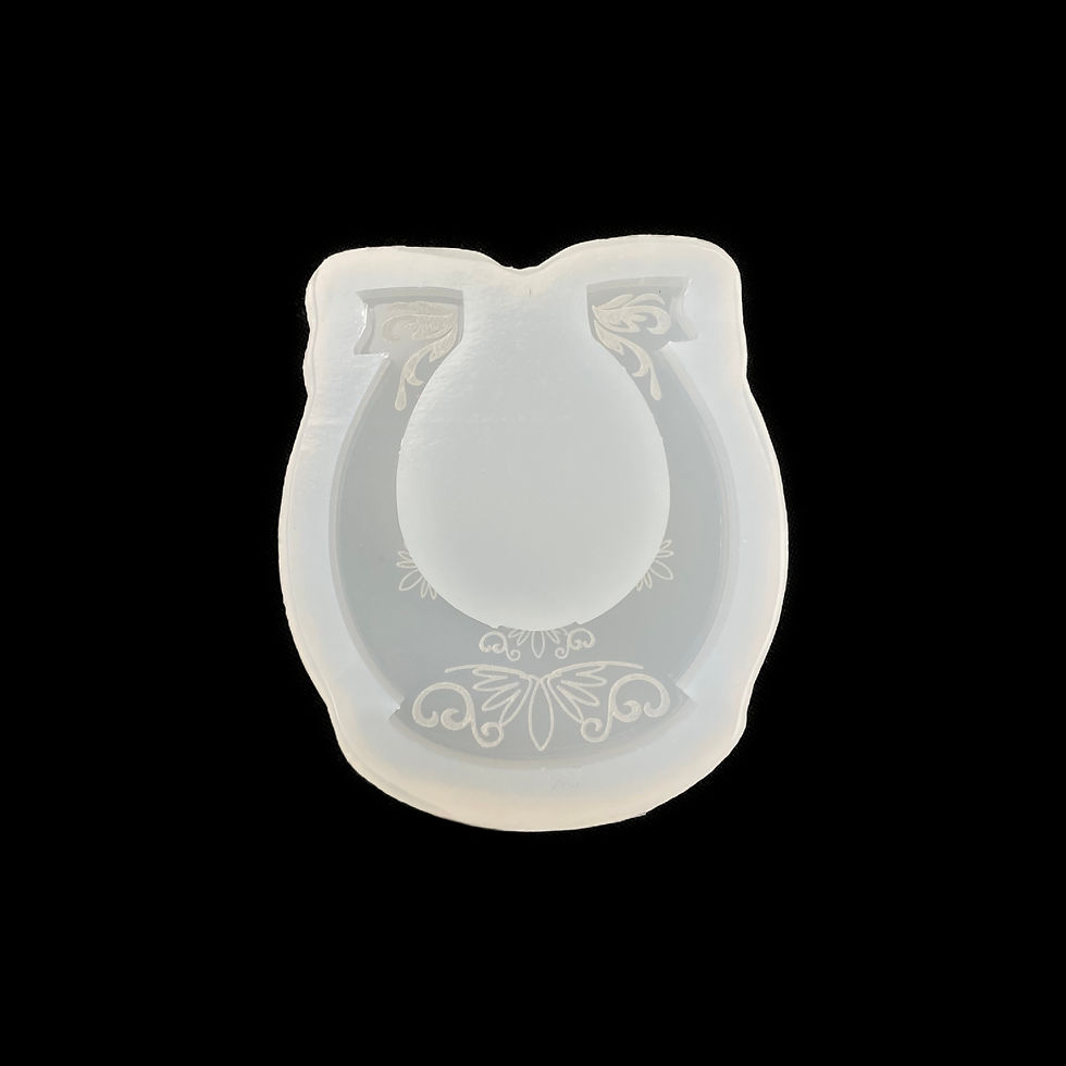 Miniature : Fer à cheval avec moule en silicone à graver