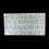 Thumbnail: Letter silicone mold mirrored and unplayed
