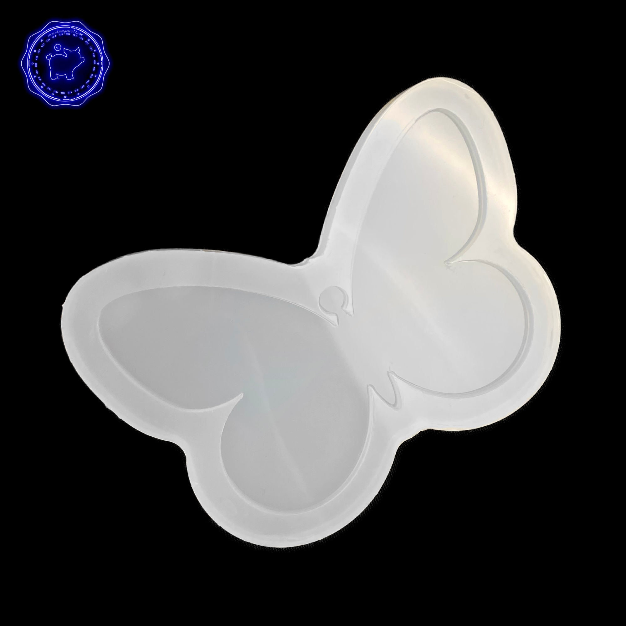 Wobble butterfly silicone mold 8cm