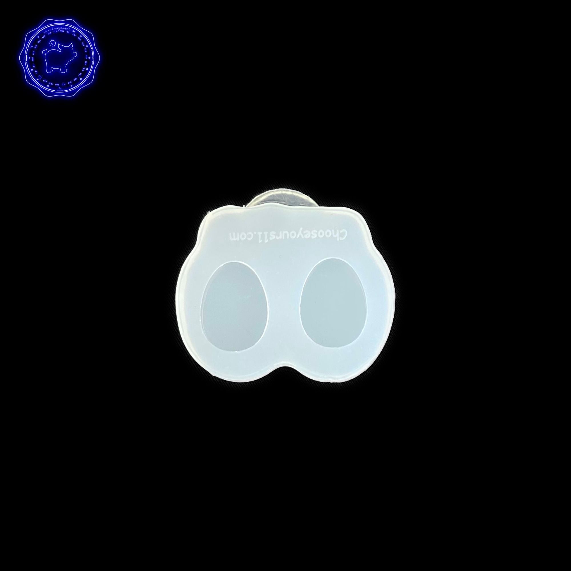 Ei Ohrstecker Silikonform 2cm