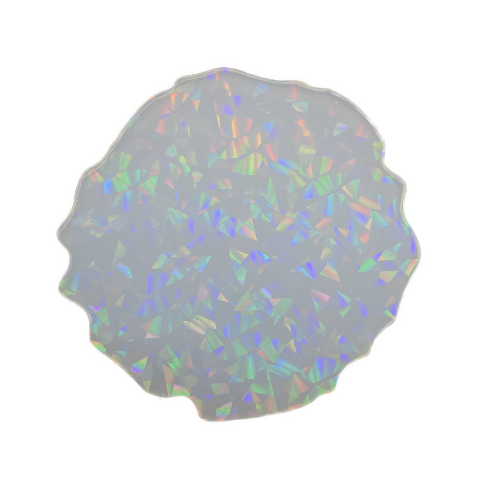 Miniatura: Holo Druzy Inlay Mold Geode