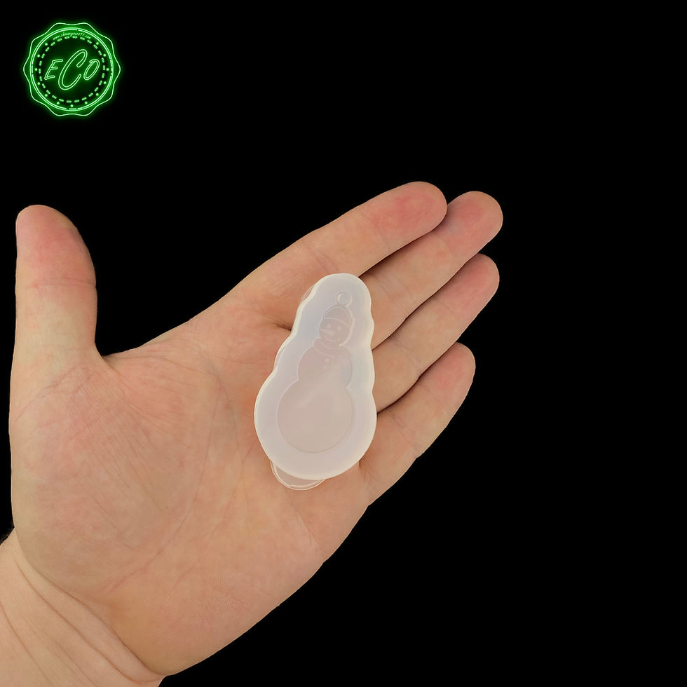 Miniature : Moule en silicone pour bonhomme de neige à puce de caddie