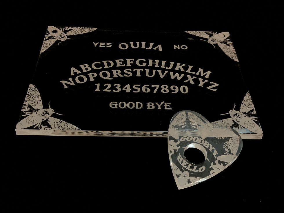 Miniaturbild: Ouija Board 6cm und 18cm mit  Planchette Silikonform