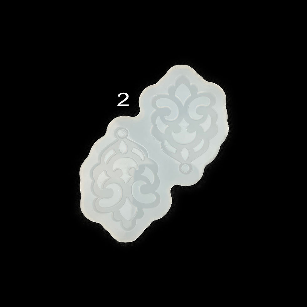 Miniaturbild: ohrring, silikonform, basteln, schmuck, ohrstecker, kreolen, accessoire, resin, art, epoxid, uv, harz, handgemacht, diy