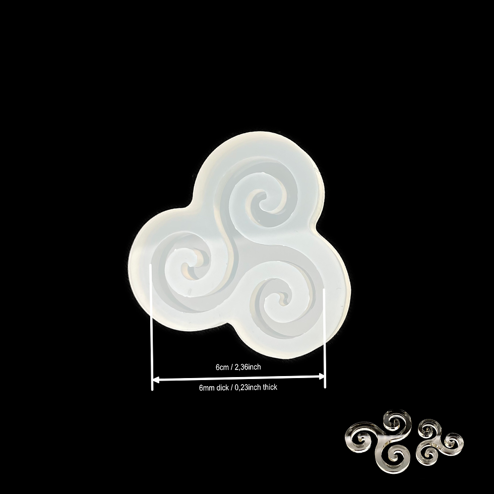 Miniature : Moule en silicone Triskel