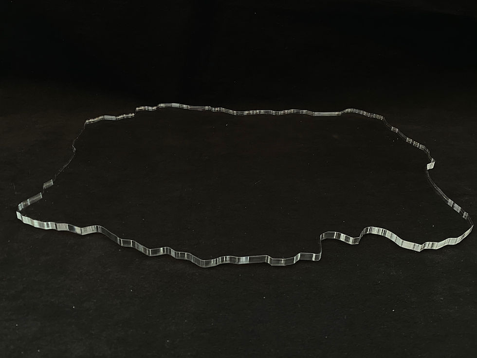 Miniaturbild: Geoden-Tablett Silikonform 35cm