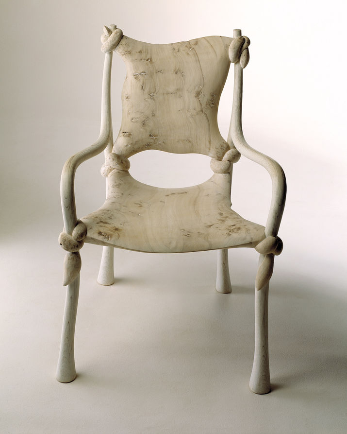 'Knot' Chair by furniture designer and maker, John Makepeace OBE