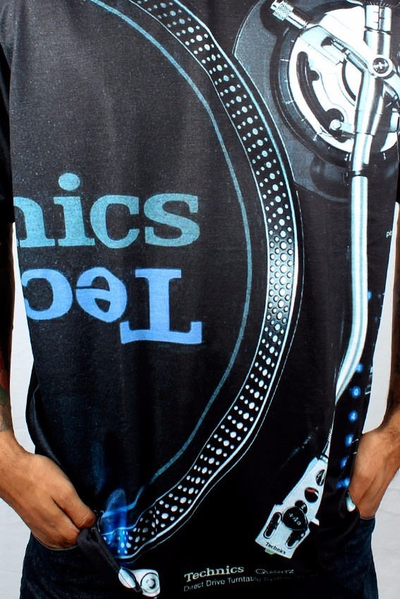 Miniatura: Camisa Camiseta Blusa Dj Toca Discos Hip Hop Technics